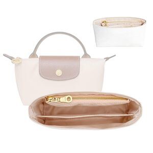 3117 Mini Organizer Insert for Purse, Handbag Inner Shaper, Waterproof
